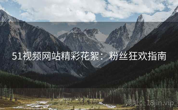 51视频网站精彩花絮：粉丝狂欢指南