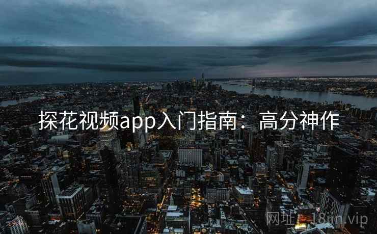 探花视频app入门指南：高分神作